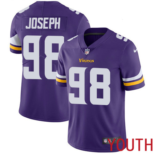 Minnesota Vikings 98 Limited Linval Joseph Purple Nike NFL Home Youth Jersey Vapor Untouchable